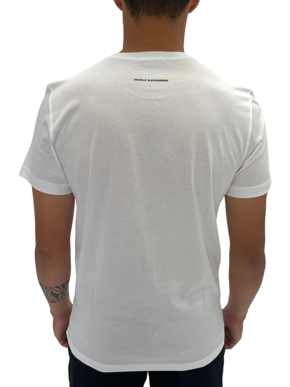 Tシャツ・カットソー DANIELE ALESSANDRINI Men T-shirt White DA1SS25T021 165 Daniele Alessandrini T-shirts for Men | Online Sale up to 72